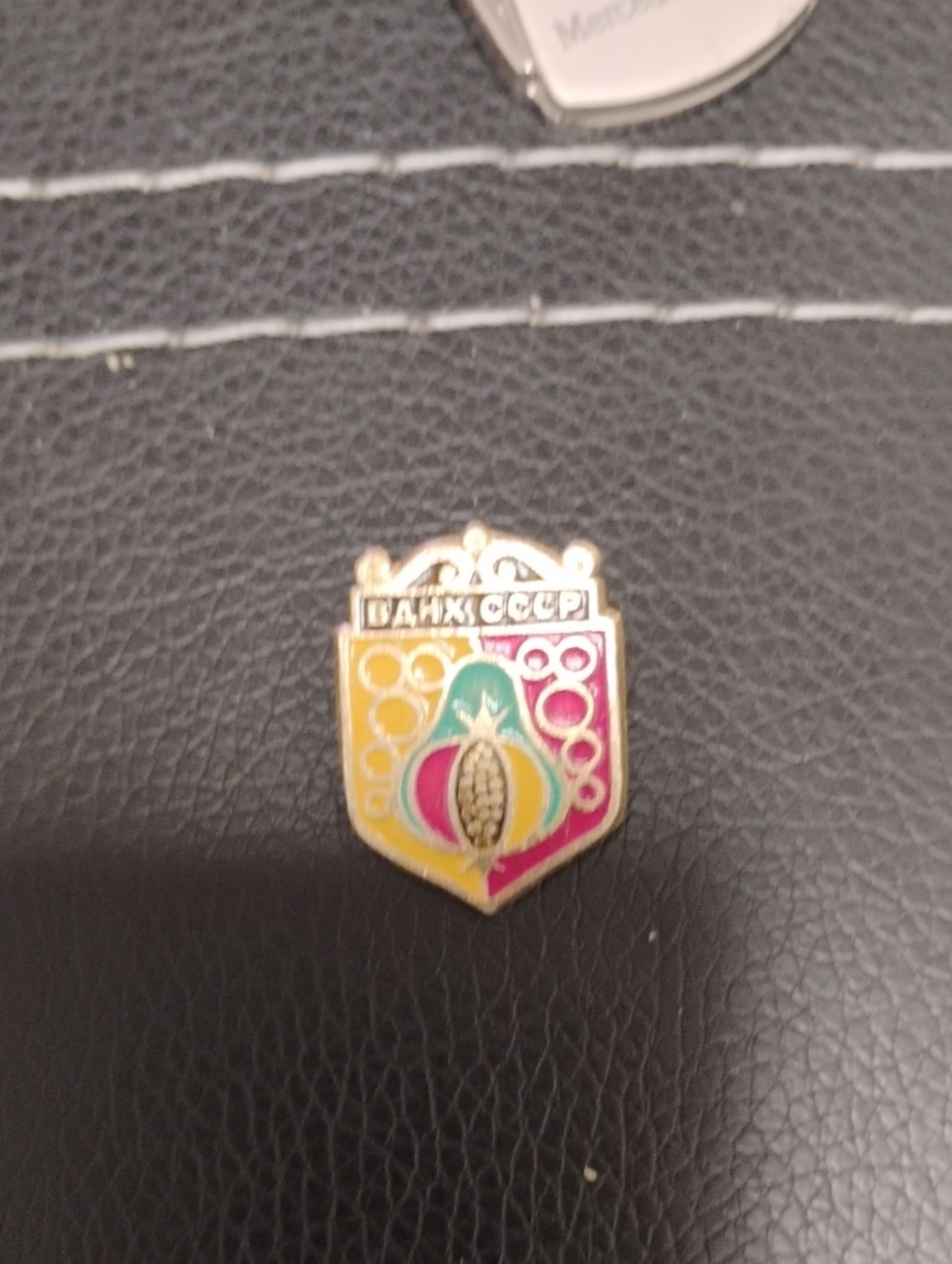 VINTAGE SOVIET VDNKH(EXHIBITION OF ACHIEVEMENTS OF NATIONAL ECONOMY) PIN